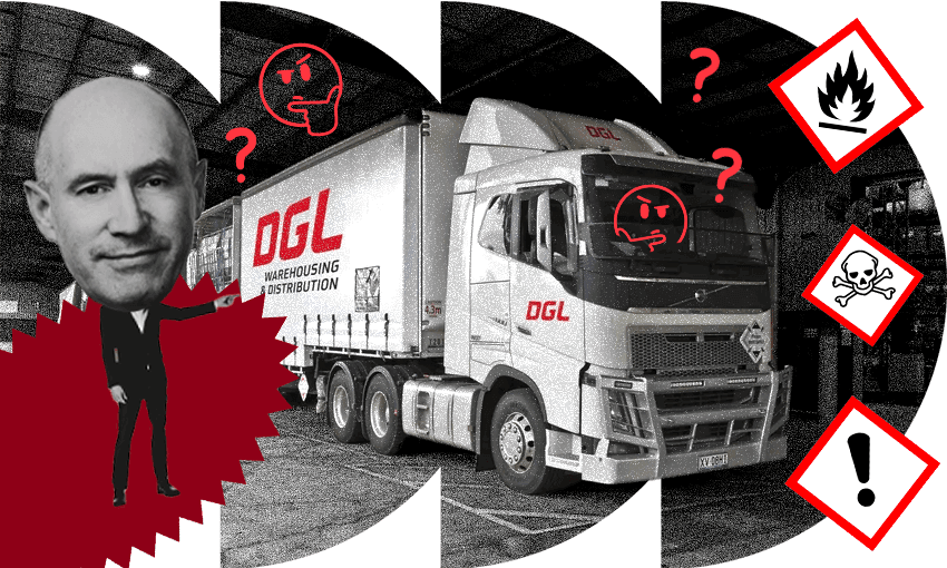 Simon Henry’s chemical manufacturing company, DGL Group. (Image: Tina Tiller)