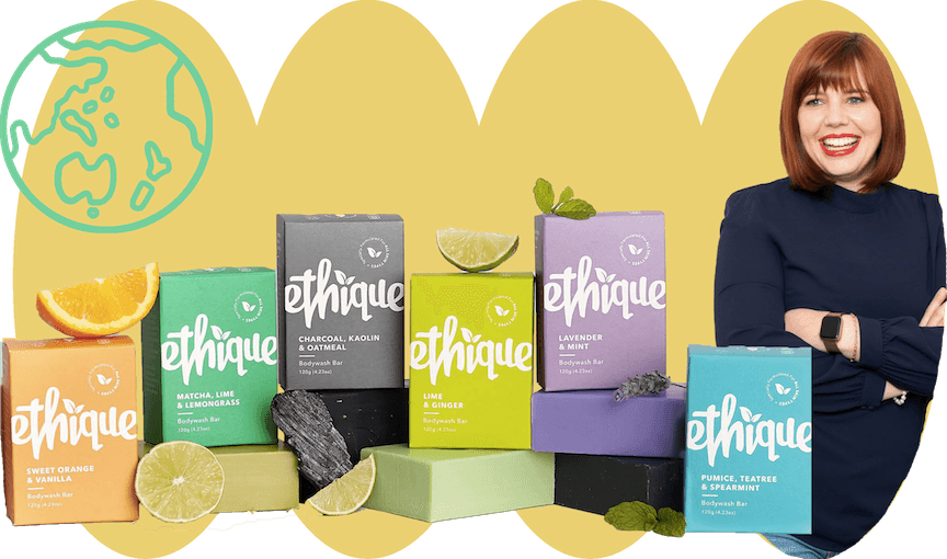 Brianne West, founder of Ethique and co-host of Going Global (Images: Supplied) 
