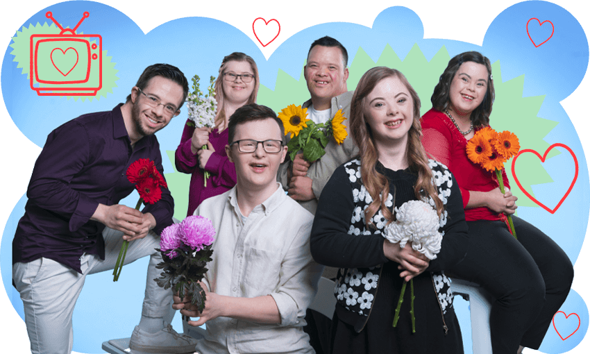 The cast of Down for Love (Image: TVNZ/Tina Tiller) 
