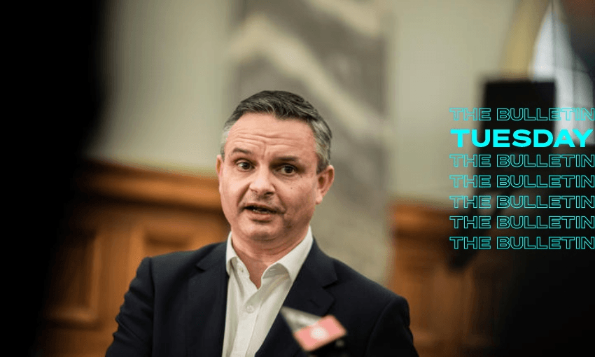 James Shaw has revealed country’s first carbon budgets (Photo: RNZ / Samuel Rillstone)