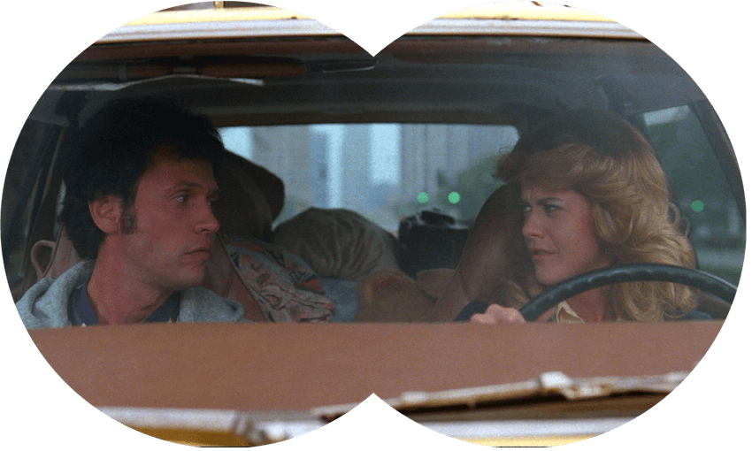 When Harry Met Sally, the carpool scene. Number one on ScreenRant.com’s ‘Top 10 Rom-Com Meet-Cutes’. 

