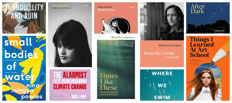 A collage of 10 beautiful book covers