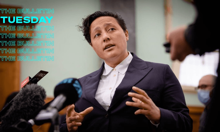 Kiri Allan announces political donation rule changes will be in place before 2023 election. (Photo: RNZ/Angus Dreaver)