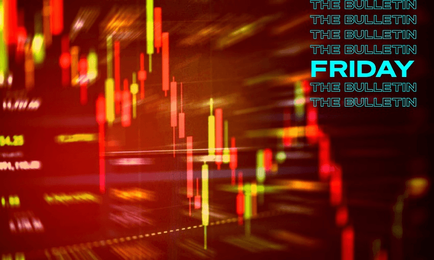 US markets rallied briefly after Fed announcement but fell again overnight (Photo: RNZ) 
