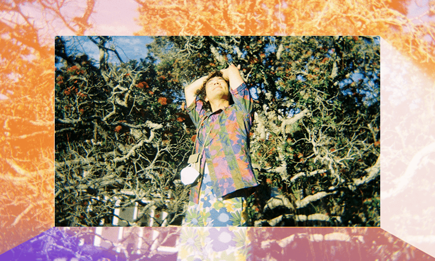 Micheal McCabe, the exhibition designer behind Twin Cultivation and Objectspace. (Photo: Chris Parker, Image Design: Archi Banal) 
