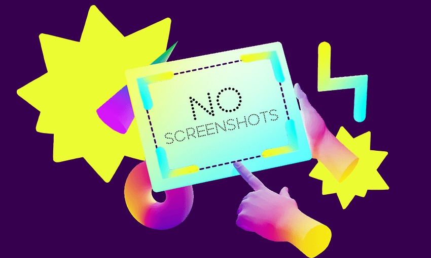 Wanna screenshot? Not a chance, not any more. (Image: Archi Banal) 

