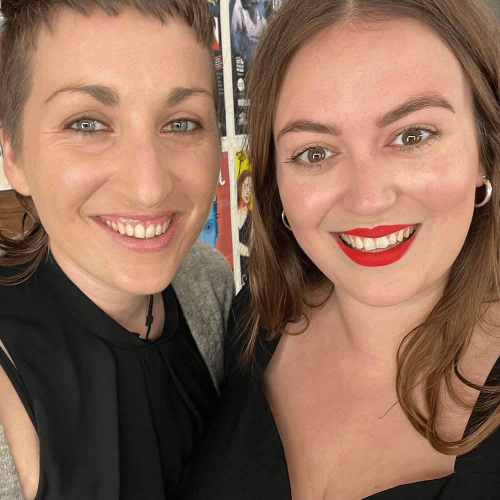 Carrie Rudzinski and Olivia Hall