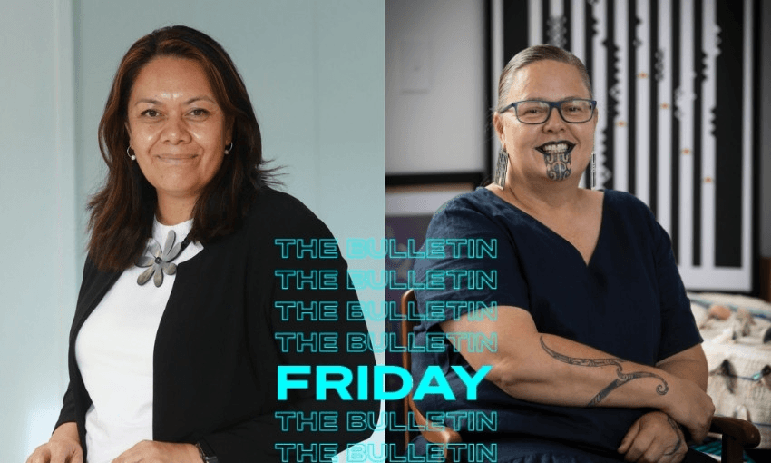 Margie Apa and Riana Manuel – the women in charge of rebuilding New Zealand’s health system (Photos: supplied, Brett Phibbs/RNZ)