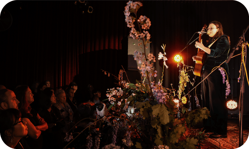 Nadia Reid at the Tuning Fork in Auckland, October 2020 (Photo: Dave Simpson/WireImage) 
