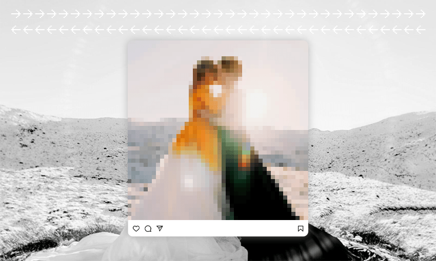 Social media is influencing how people plan weddings. (Image: Tinted Photography, additional design: Bianca Cross) 
