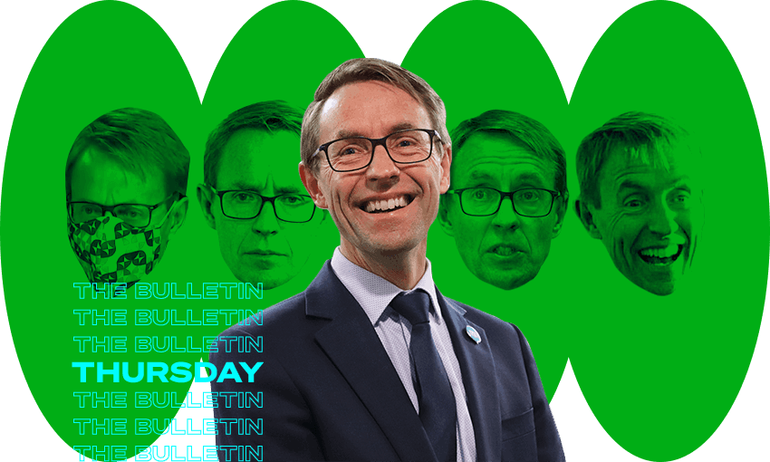 One last spin in the Bulletin feature image spot for Ashley Bloomfield (Photos: Getty Images, additional design by Archi Banal) 
