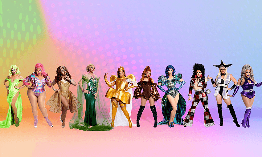 The contestants of RuPaul’s Drag Race Down Under season two. (Photo: Supplied) 
