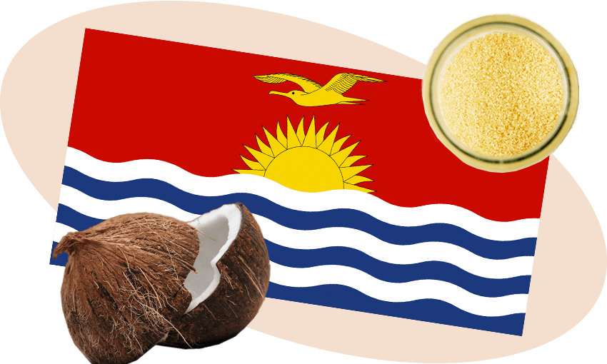 Kiribati boiled sweets made with sugar and coconut water, a very popular treat in the island. (Image: Archi Banal) 
