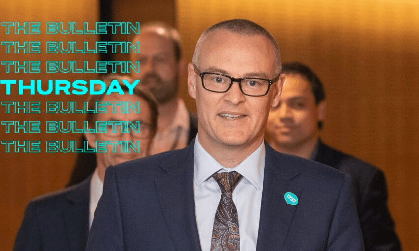 David Clark says he’ll stake his job on a fairer deal for New Zealanders at the check-out. (Photo by Mark Mitchell – Pool/Getty Images) 
