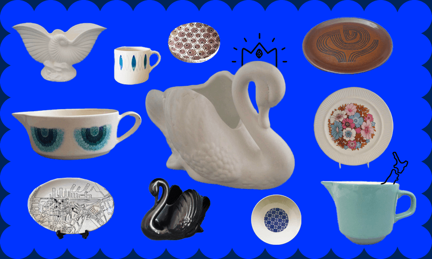 A smattering of classic Crown Lynn designs (Image: Tina Tiller) 
