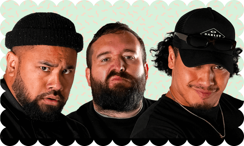 The Niu FM Morning Shack crew (Image: Supplied / Design: Tina Tiller) 
