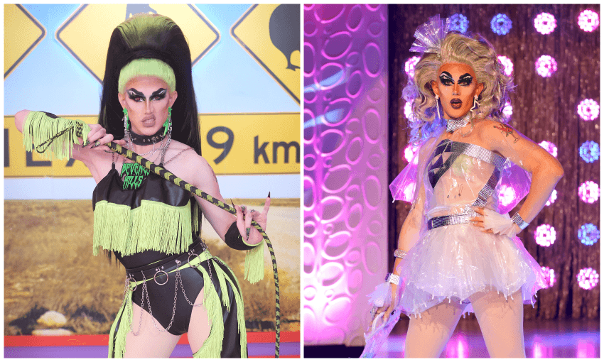 Beverly Kills on episode one of RuPaul's Drag Race Down Under season two