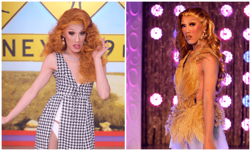 Faux Fur's outfits from episode one of RuPaul's Drag Race Down Under season two