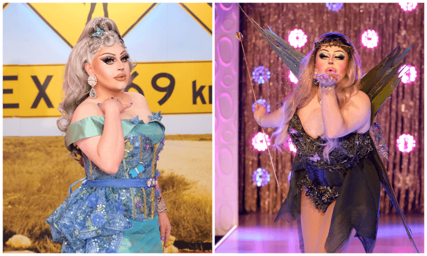 Hannah Conda on episode one of RuPaul's Drag Race Down Under season two