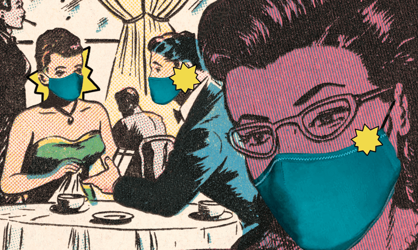 Customers don’t have to wear masks when dining out anymore – but maybe they should. (Image: Tina Tiller) 
