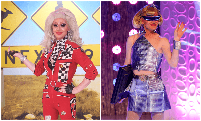 Minnie Cooper on episode one of RuPaul's Drag Race Down Under season two