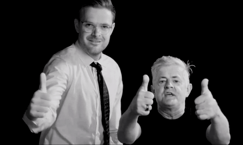 Guy Williams and Leo Molloy on New Zealand Today (Image: New Zealand Today) 
