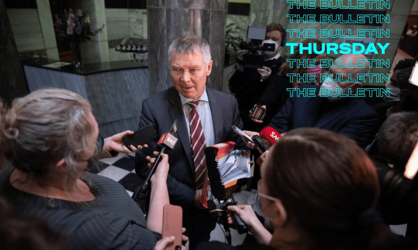 David Parker confirmed the government would not proceed with the GST changes yesterday afternoon (Photo: RNZ / Angus Dreaver) 
