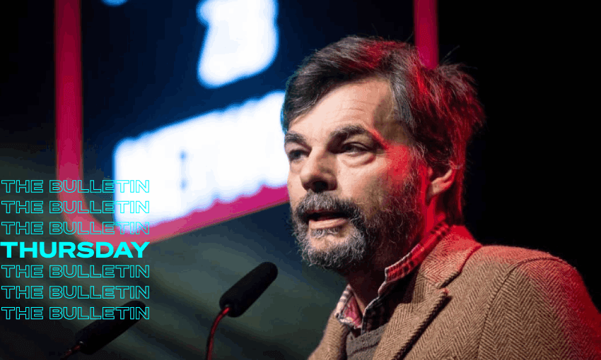 Marcus Lush announced he would run for mayor in Invercargill last night (Photo: RNZ) 
