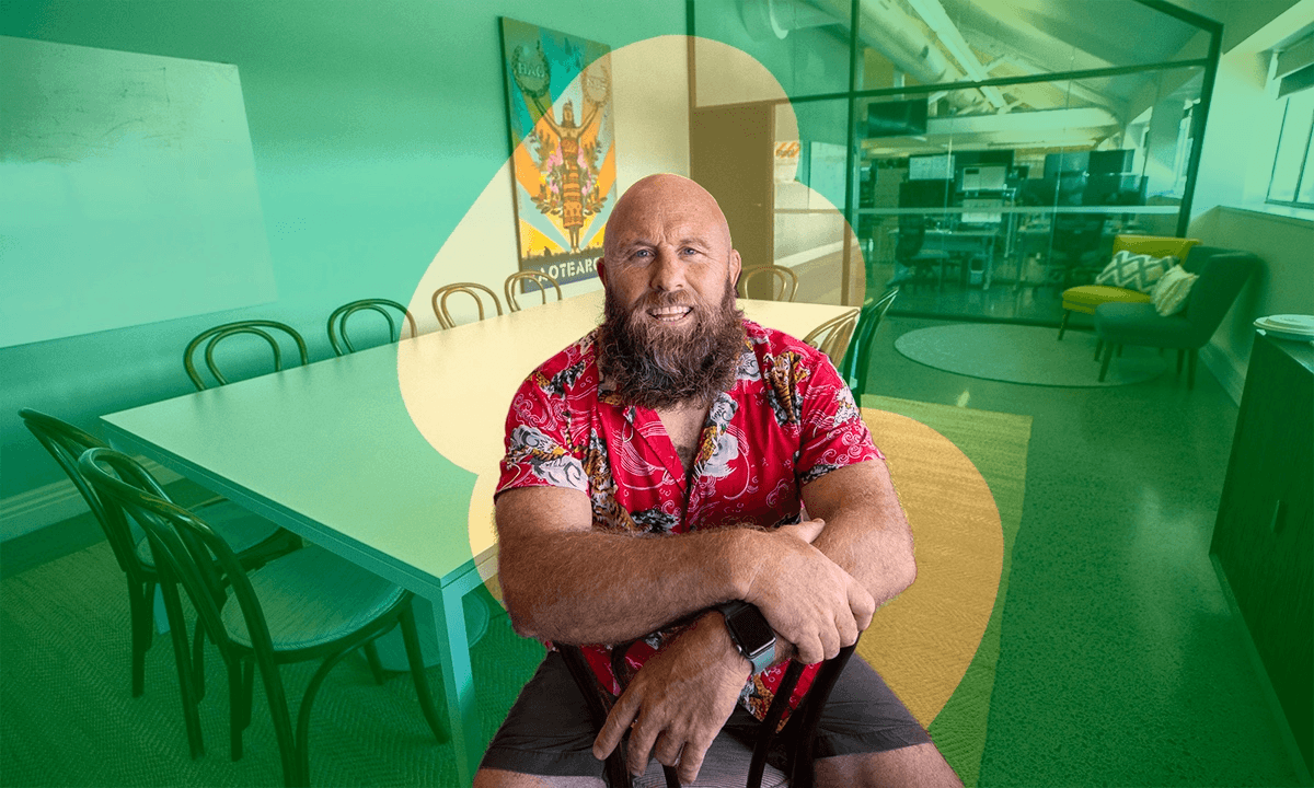 Luke Blincoe, CEO of Electric Kiwi. (Photo: supplied / treatment: The Spinoff)