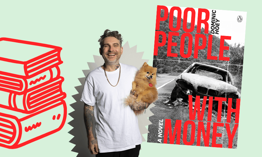 Dominic Hoey’s new book Poor People With Money (Design: Tina Tiller) 
