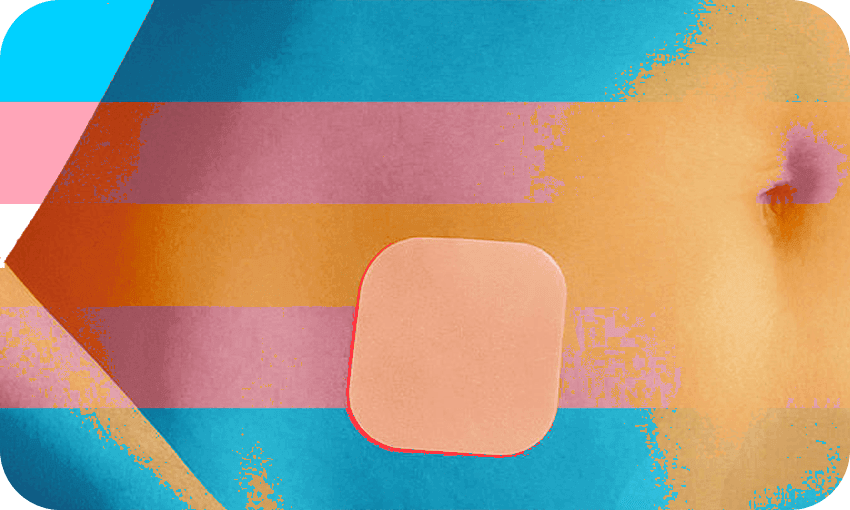 Trans women in Aotearoa are encountering a shortage of estrogen patches (Photo: Getty Images; additional design: Tina Tiller)