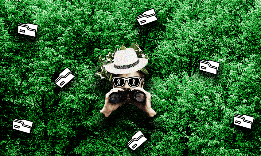 Pictured: This guy checking your background. (Image Design: Archi Banal)