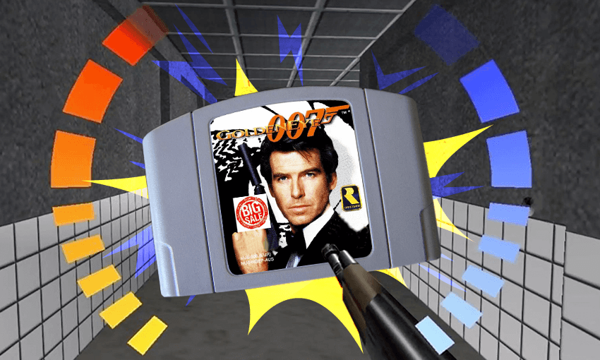 Quest 64 Official on X: August 25 1997, GoldenEye 007 debuted on the N64  in the Americas! Though games like 1080 Snowboarding and LOZ Ocarina of  Time have a prominent sun, Goldeneye's