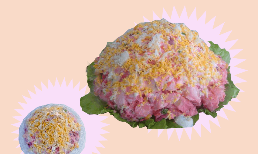 Recipe: Mainese, the pink potato salad from the Cook Islands