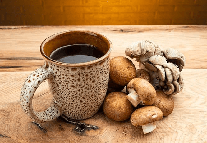 Mushroom coffee