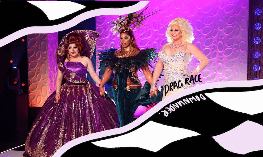 Hannah Conda, Kween Kong and Spankie Jackzon. 
