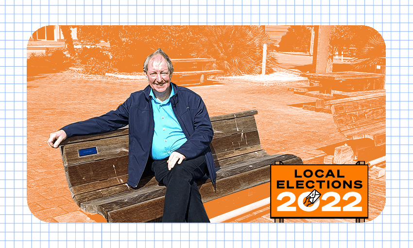 Nick Smith: ‘Our council has lost its way – I would encourage electors to vote for change’. (Photo: Toby Manhire / Design: Archi Banal)