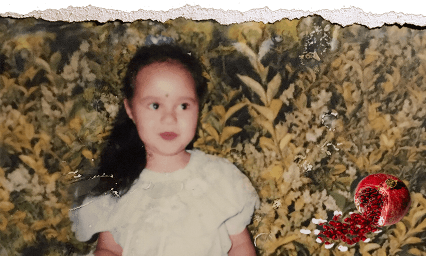 Shamim Aslani grew up in Aotearoa in a home suffused with Persian culture. (Photos: supplied; Getty images / Image design: Archi Banal)