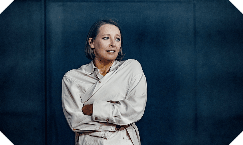 Sophie Henderson takes the lead in Silo Theatre’s production of The Writer. (Photo: Andi Crown Photography) 
