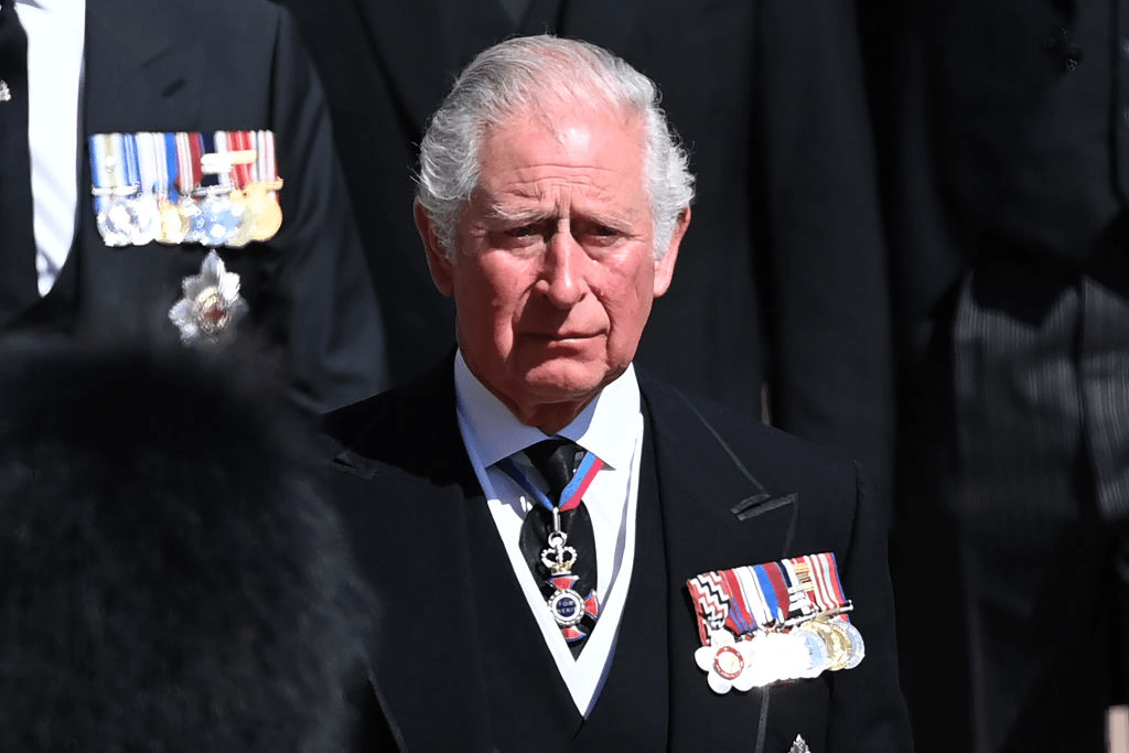 Charles at the funeral of his father, Prince Philip, Duke of Edinburgh, in 2021. Photo: Getty 
