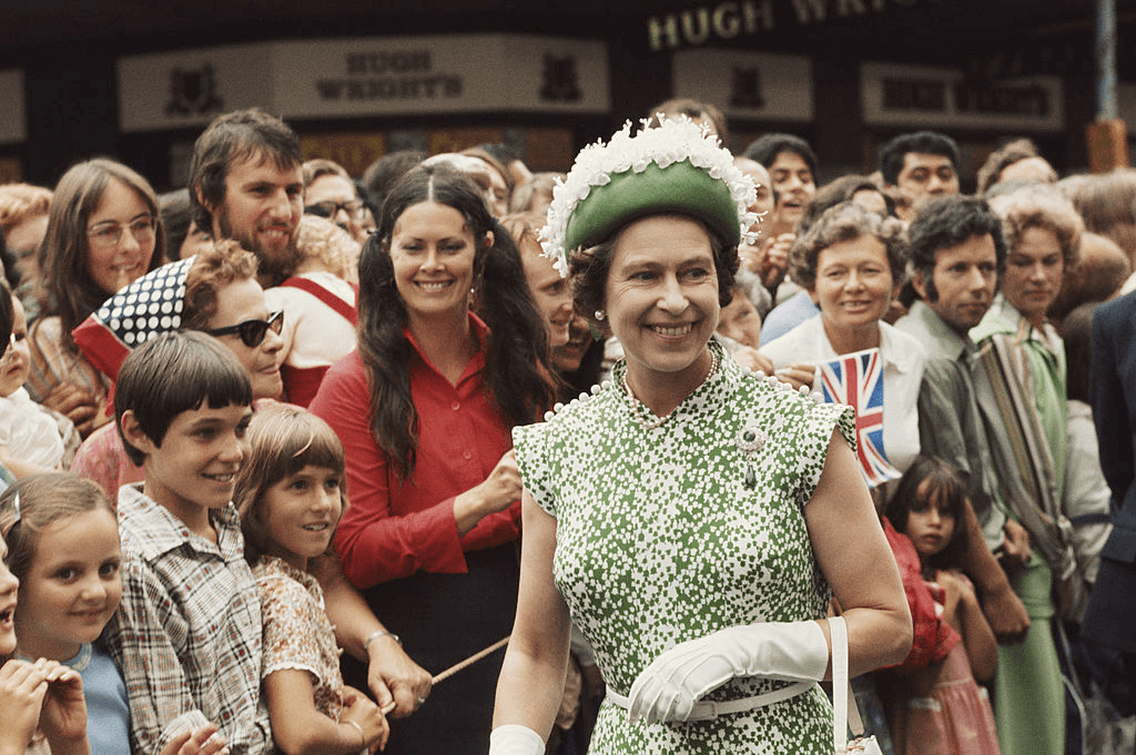 queen Elizabeth on a visit to NZ in 1977. Photo: Getty 
