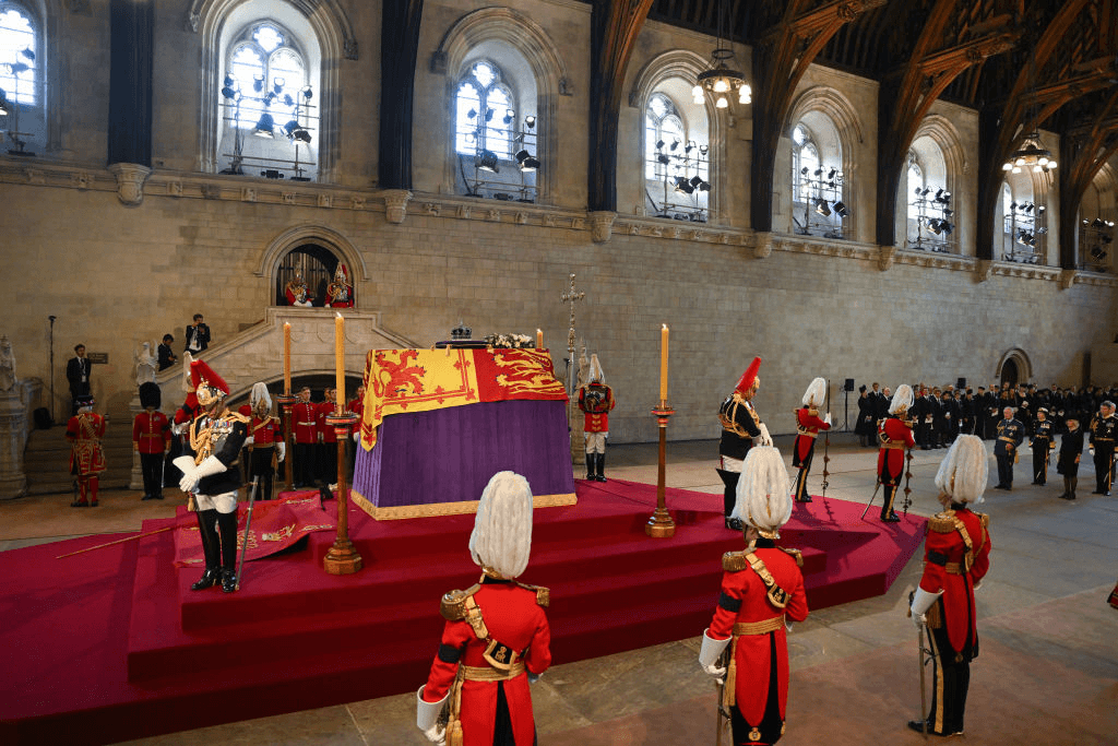 The Lying-in State of Queen Elizabeth II on September 14, 2022 in London. (Photo: David Ramos/Getty Images) 
