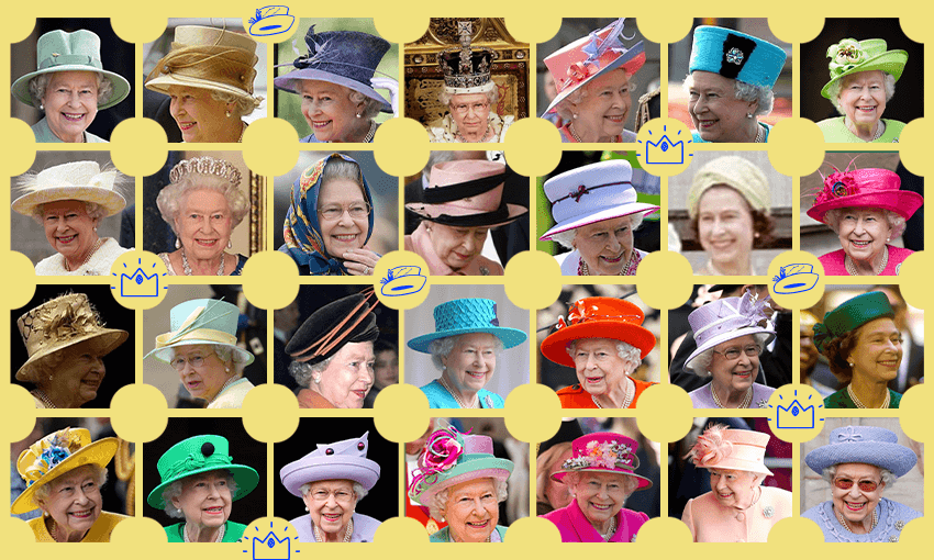 A Queen and all her royal hats (Image: Tina Tiller) 
