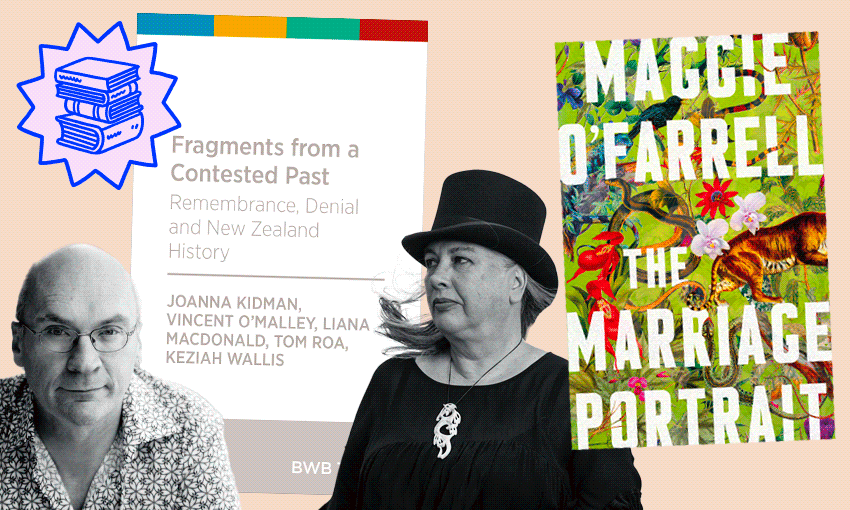 Vincent O’Malley, Joanna Kidman and Maggie O’Farrell: new additions to the charts this week (Image: Tina Tiller)