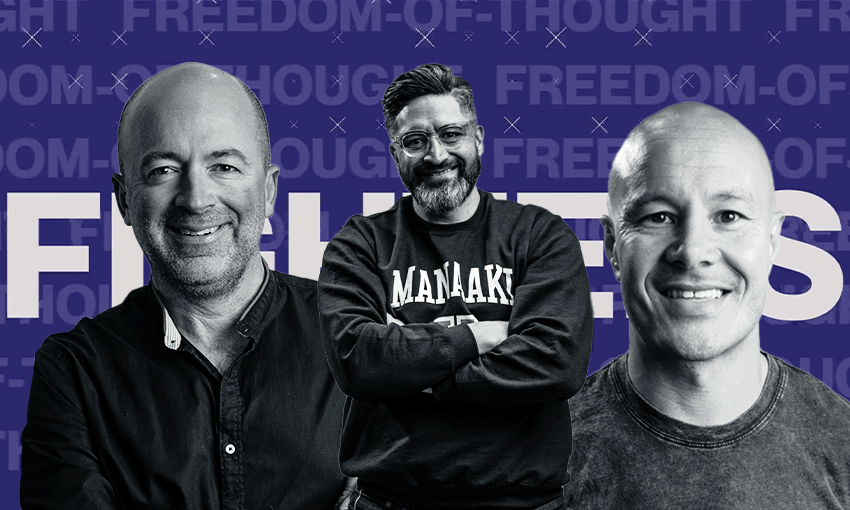 We Are Indigo’s Andy Hamilton, Patrick MacFie and Monty Betham (Image design: Tina Tiller) 
