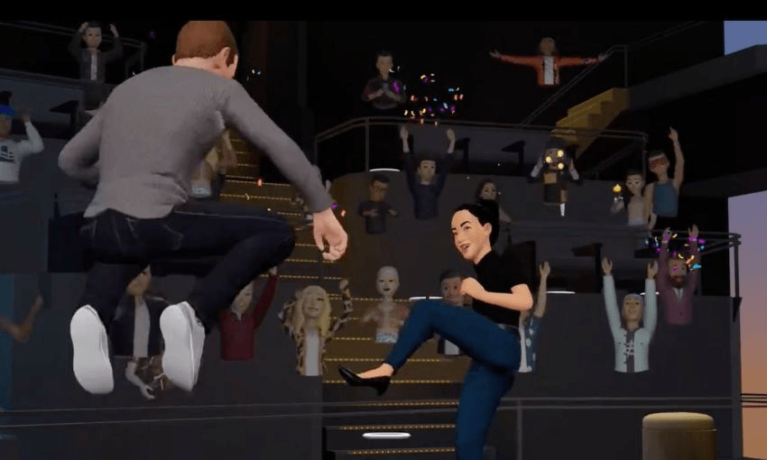 Meta announced the upcoming arrival of lower limbs last night using a video of Mark Zuckerberg’s metaverse avatar leaping in front of a cheering crowd. 
