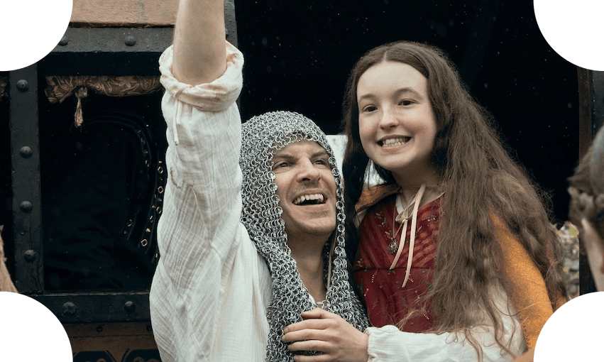 Andrew Scott as Lord Rollo and Bella Ramsey as Birdy in Catherine Called Birdy (Photo: Amazon Prime Video) 
