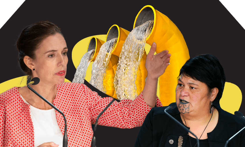 Prime minister Jacinda Ardern and local government minister Nanaia Mahuta (Image: Tina Tiller) 
