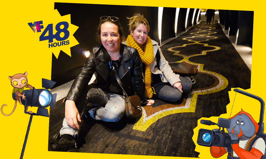 Ness Patea and Ruth Korver, the national managers of VF48Hours. (Photo: Supplied, Image Design: Tina Tiller) 
