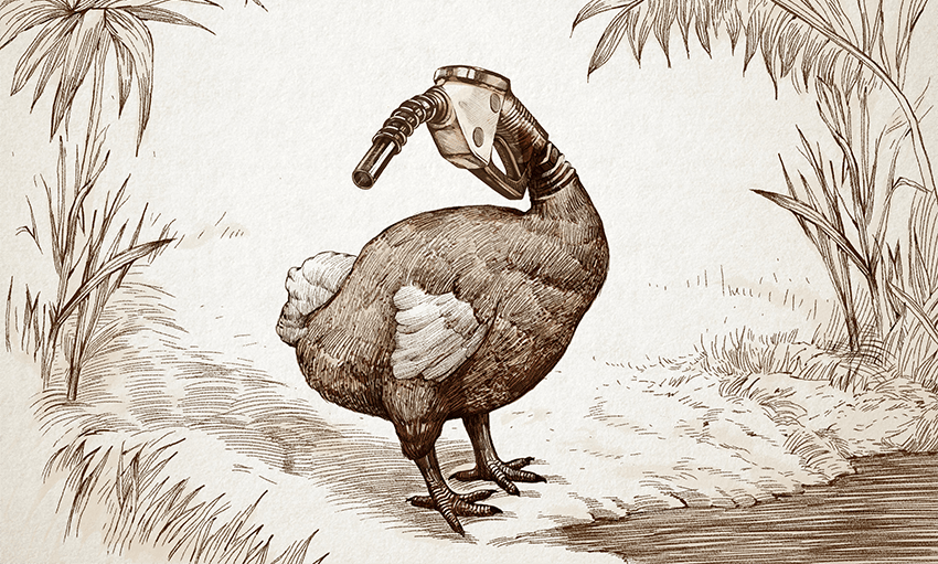 Is petrol going the way of the dodo? (Image: Dot Loves Data) 
